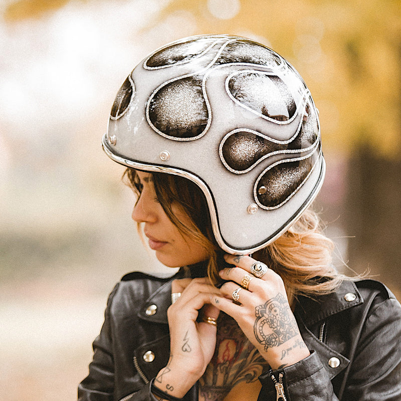 SKULL & FLAMES 2018 HELMET (M)