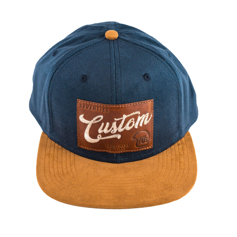 70'S CUSTOMS SNAP6 BLUE & CAMEL