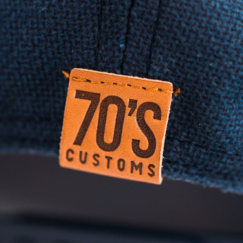 70'S CUSTOMS SNAP6 BLUE & CAMEL