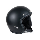 70s MATT BLACK HELMET (XXL)