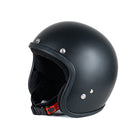 70s MATT BLACK HELMET (XXL)