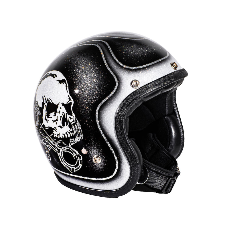 SKULL & FLAMES 2018 HELMET (M)